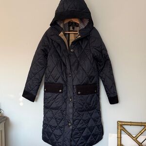 Barbour Women's Quilted Puffer Coat - Navy